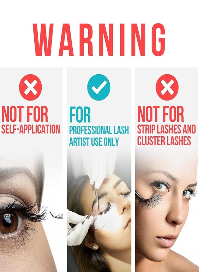 STACY LASH Extra Strong Eyelash Extension Glue (0.17fl.oz / 5ml) / 0.5-1 Sec Dry/Retention – 8 Weeks/Professional Black Adhesive/Lash Tech Supplies + Glue Ring - Image 2